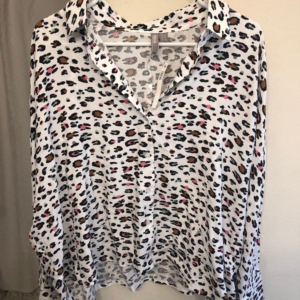 ASOS Cheetah Print Button Down